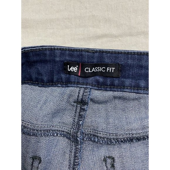 Lee Jeans Classic Fit Jeans 36x33 (no tag) Long High Rise‎ Dark Wash Blue Denim - Picture 7 of 11